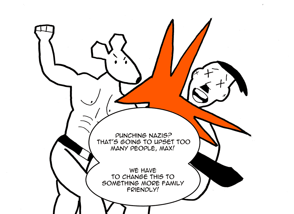 maus and hitler comic page