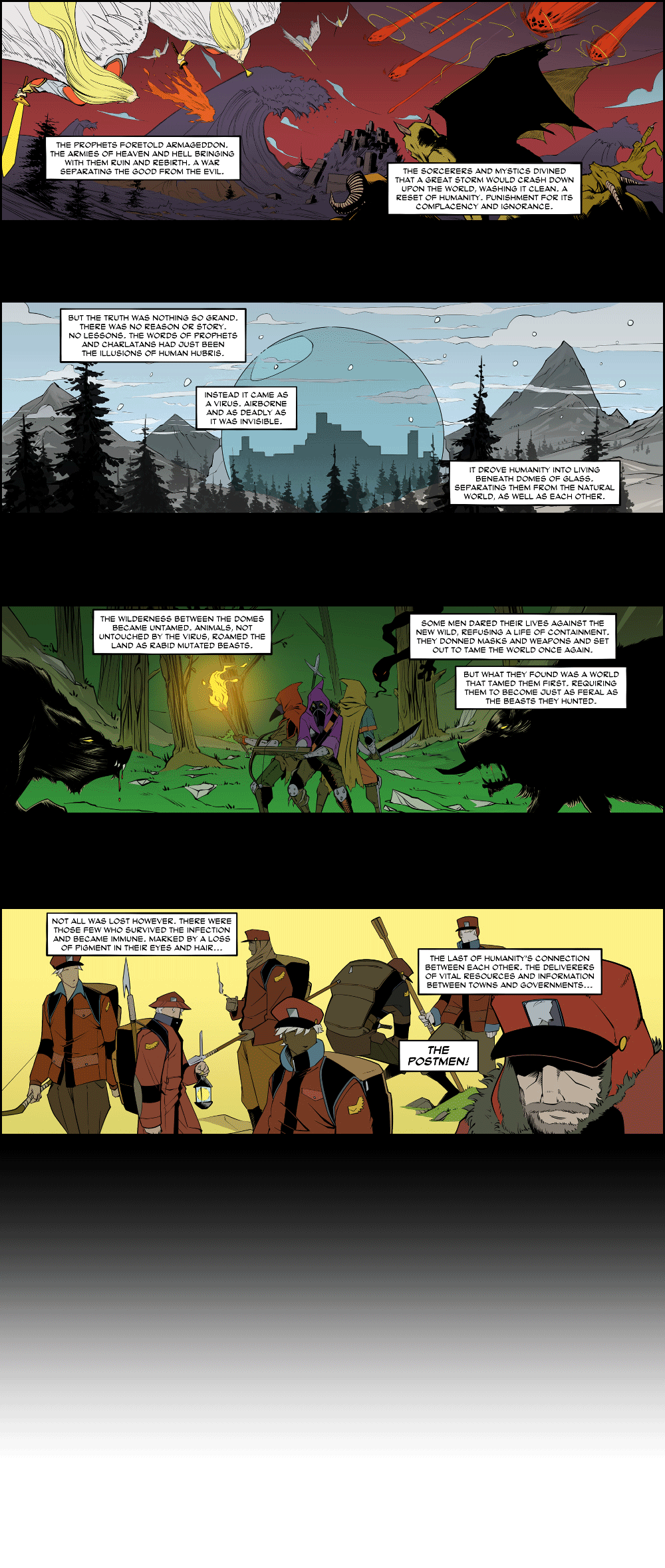 intro section of comic